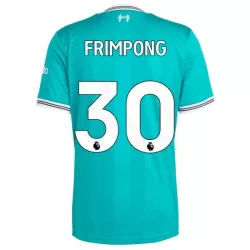 Camiseta Liverpool Jeremie Frimpong 30 Hombre Tercera 25/26 Camiseta Liverpool Jeremie Frimpong 30 Hombre Tercera 25/26