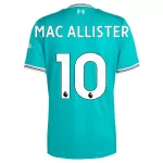 Camiseta Liverpool Mac Allister 10 Hombre Tercera 25/26