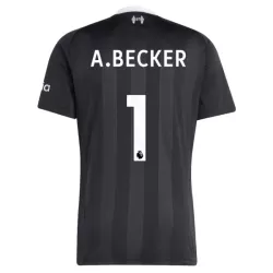 Camiseta Portero Liverpool A. Becker 1 Hombre 25/26 Negra Camiseta Portero Liverpool A. Becker 1 Hombre 25/26 Negra