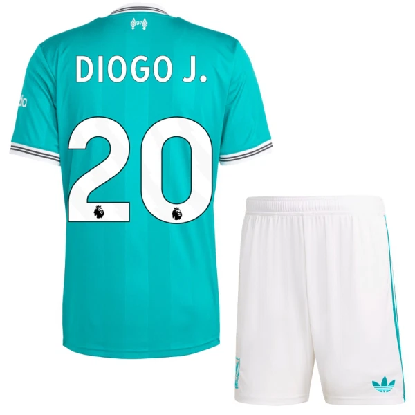 Conjunto Liverpool Diogo J 20 Niño Tercera 25/26 Conjunto Liverpool Diogo J 20 Niño Tercera 25/26