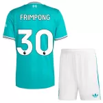Conjunto Liverpool Jeremie Frimpong 30 Niño Tercera 25/26