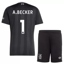 Conjunto Portero Liverpool A. Becker 1 Niño 25/26 Negra Conjunto Portero Liverpool A. Becker 1 Niño 25/26 Negra