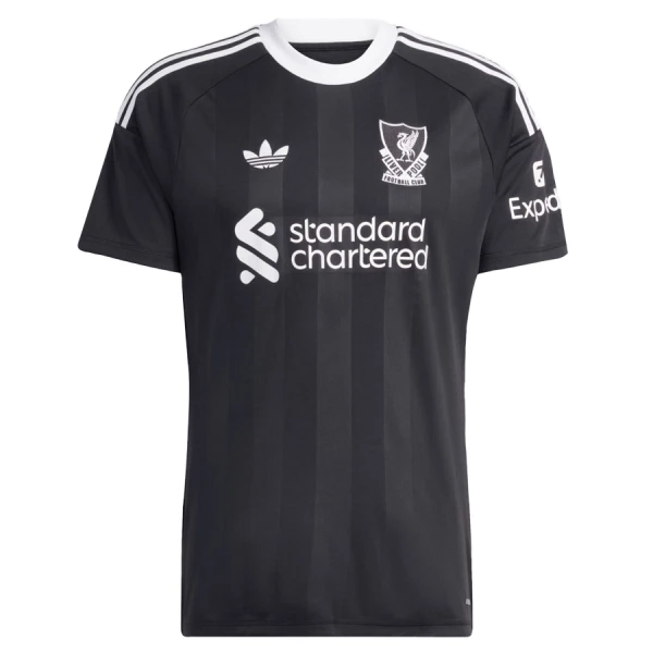 Conjunto Portero Liverpool A. Becker 1 Niño 25/26 Negra