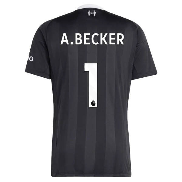 Conjunto Portero Liverpool A. Becker 1 Niño 25/26 Negra