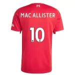 Camiseta Liverpool Mac Allister 10 Hombre Primera 25/26