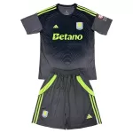 Conjunto Portero Aston Villa Niño 25/26 Negra