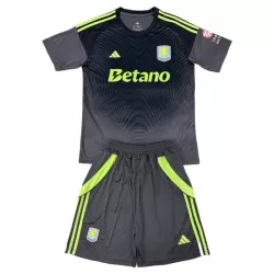 Conjunto Portero Aston Villa Niño 25/26 Negra Conjunto Portero Aston Villa Niño 25/26 Negra