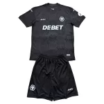 Conjunto Portero Wolverhampton Niño 25/26 Negra