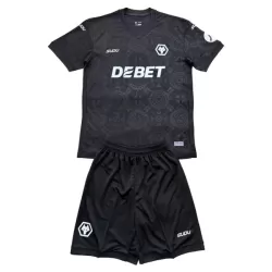 Conjunto Portero Wolverhampton Niño 25/26 Negra Conjunto Portero Wolverhampton Niño 25/26 Negra