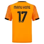 Camiseta AS Roma Manu Kone 17 Hombre Segunda 25/26