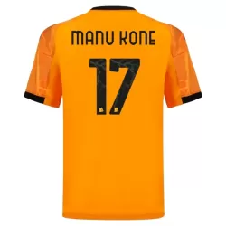 Camiseta AS Roma Manu Kone 17 Hombre Segunda 25/26