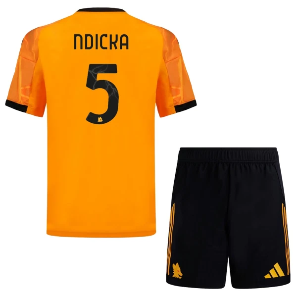 Conjunto AS Roma Ndicka 5 Niño Segunda 25/26
