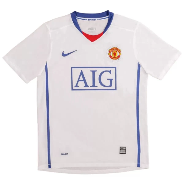 Camiseta Manchester United 2008-09 Hombre Segunda Retro Camiseta Manchester United 2008-09 Hombre Segunda Retro