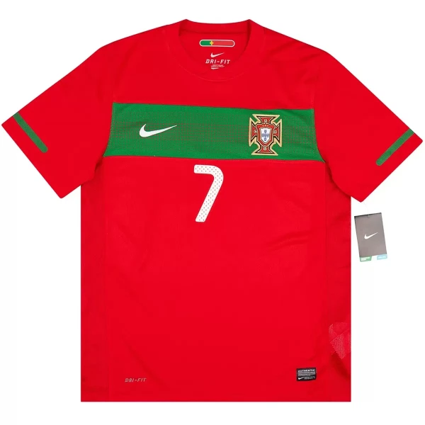 Camiseta Portugal Ronaldo 7 2010 Hombre Primera Retro