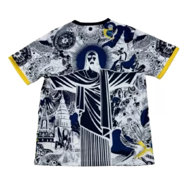 Camiseta Brasil Hombre 2025 Negra - Especial