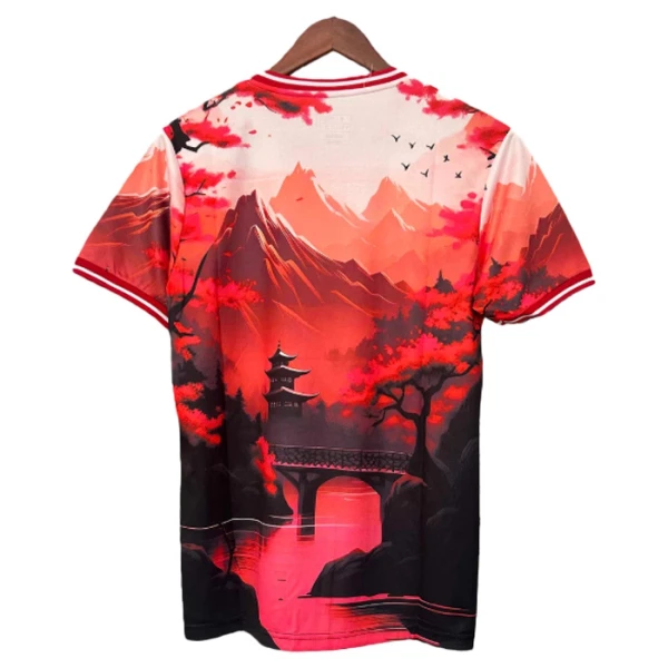 Camiseta Japón Hombre 2025 Roja - Especial