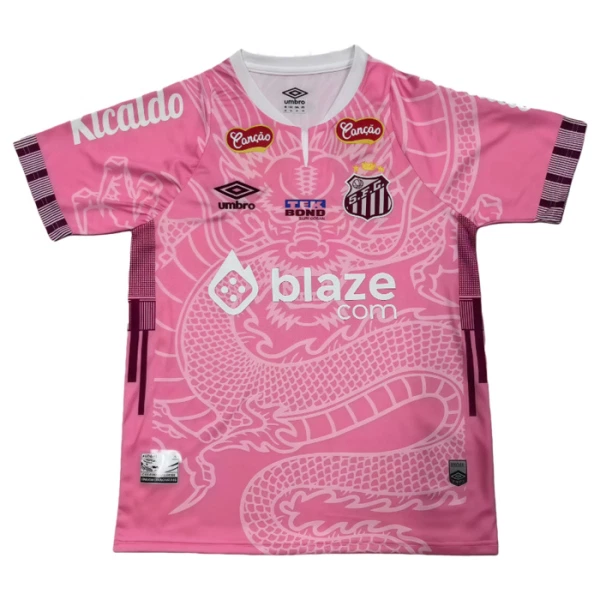 Camiseta Santos FC Dragon Hombre 25/26 Rosa