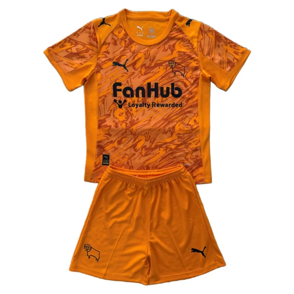 Conjunto Portero Derby County Niño 25/26 Naranja