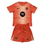 Conjunto Portero FC Barcelona Niño 25/26 Naranja