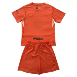 Conjunto Portero FC Barcelona Niño 25/26 Naranja