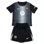 Conjunto Portero FC Barcelona Niño 25/26 Negra