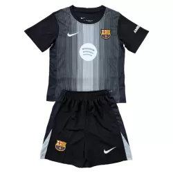 Conjunto Portero FC Barcelona Niño 25/26 Negra