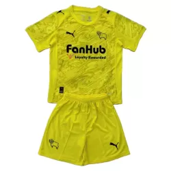Conjunto Portero Derby County Niño 25/26 Amarilla