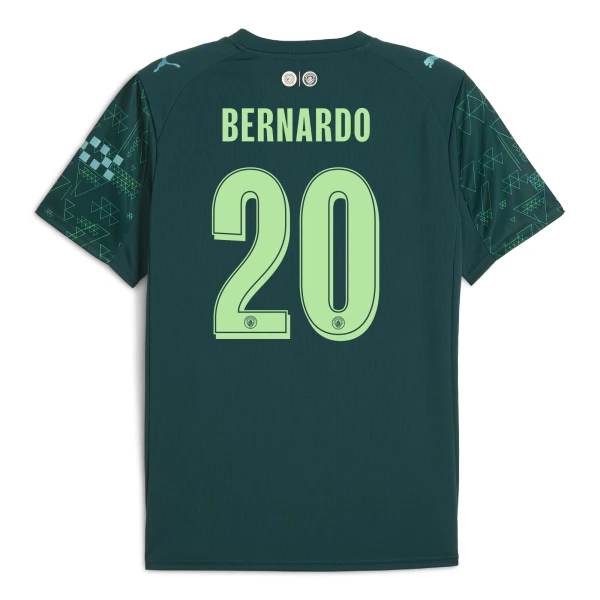 Camiseta Manchester City Bernardo 20 Cuarta Hombre EA Sport 25/26 Camiseta Manchester City Bernardo 20 Cuarta Hombre EA Sport 25/26