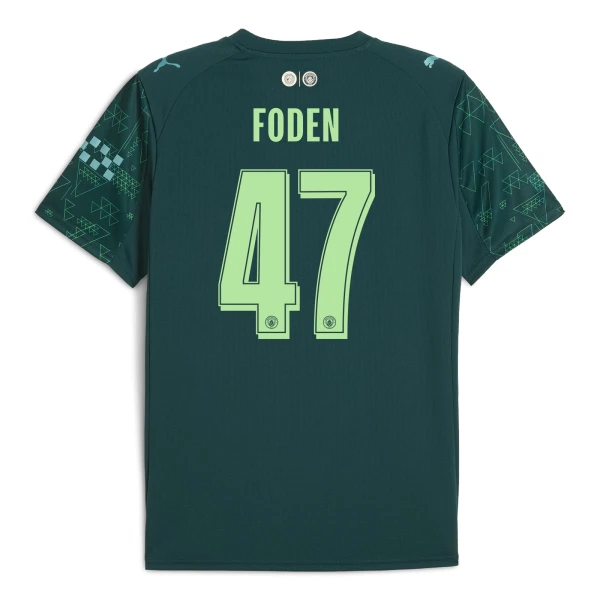 Camiseta Manchester City Foden 47 Cuarta Hombre EA Sport 25/26 Camiseta Manchester City Foden 47 Cuarta Hombre EA Sport 25/26