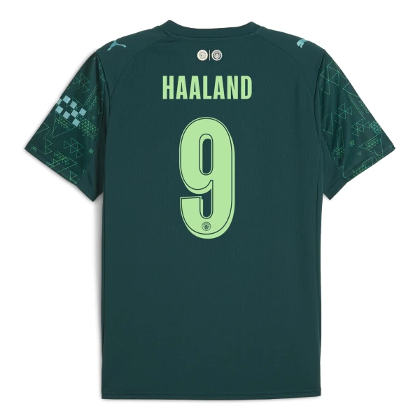 Camiseta Manchester City Haaland 9 Cuarta Hombre EA Sport 25/26 Camiseta Manchester City Haaland 9 Cuarta Hombre EA Sport 25/26