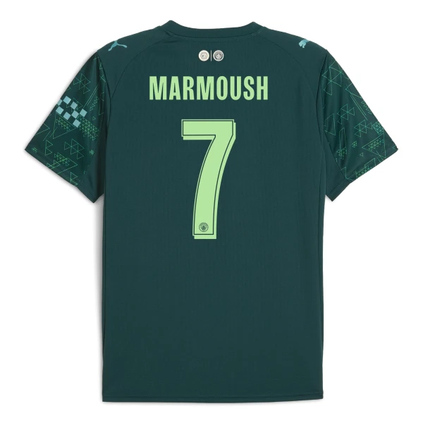 Camiseta Manchester City Marmoush 7 Cuarta Hombre EA Sport 25/26