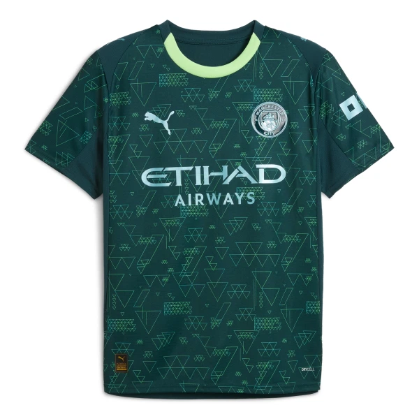 Camiseta Manchester City Marmoush 7 Cuarta Hombre EA Sport 25/26