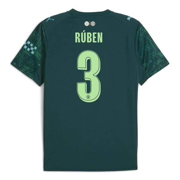 Camiseta Manchester City Rúben 3 Cuarta Hombre EA Sport 25/26 Camiseta Manchester City Rúben 3 Cuarta Hombre EA Sport 25/26