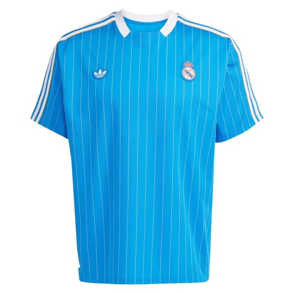 Camiseta Real Madrid Terrace Icons Hombre 25/26 Azul Camiseta Real Madrid Terrace Icons Hombre 25/26 Azul