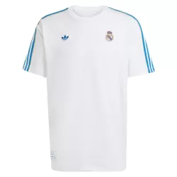 Camiseta Real Madrid Terrace Icons Hombre 25/26 Blanca Camiseta Real Madrid Terrace Icons Hombre 25/26 Blanca