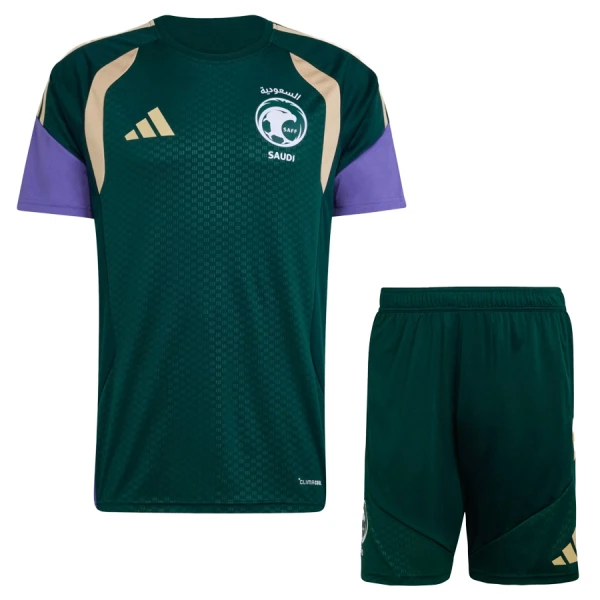 Arabia Saudita Camiseta De Entrenamiento Niño Mundial 2026 Verde