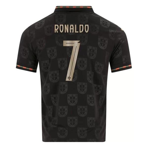 Camiseta Portugal Black Panther Ronaldo 7 Hombre 25/26 - Especial Camiseta Portugal Black Panther Ronaldo 7 Hombre 25/26 - Especial