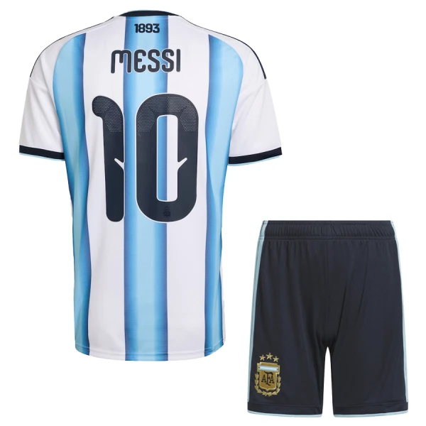 Conjunto Argentina Messi 10 Niño Primera Mundial 2026
