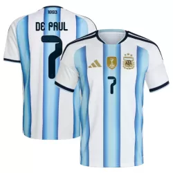 Camiseta Argentina De Paul 7 Hombre Primera Mundial 2026