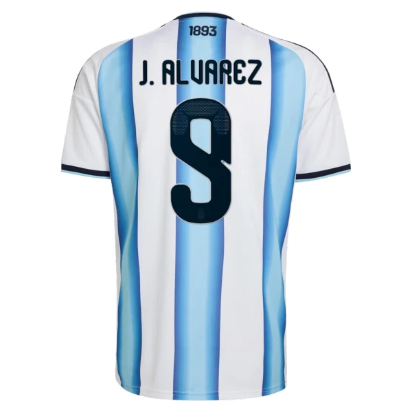 Camiseta Argentina J. Alvarez 9 Hombre Primera Mundial 2026