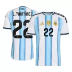 Camiseta Argentina Lautaro Martinez 22 Hombre Primera Mundial 2026