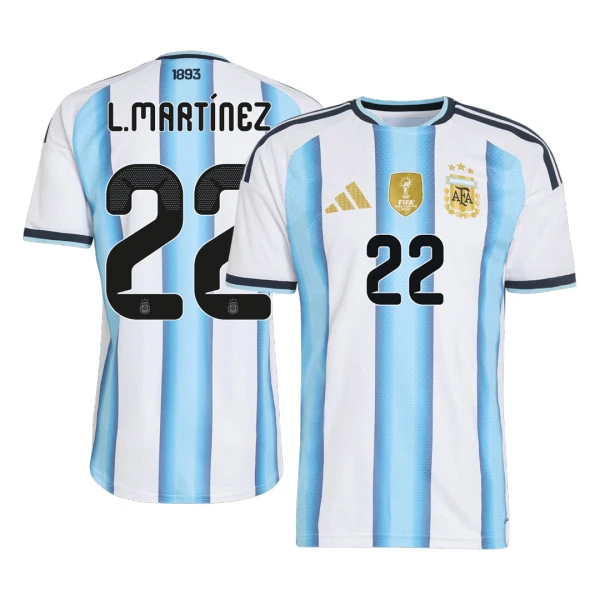 Camiseta Argentina Lautaro Martinez 22 Hombre Primera Mundial 2026