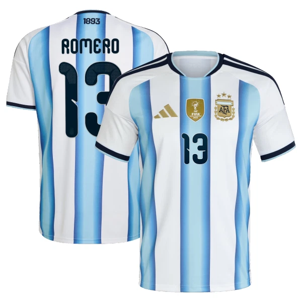 Camiseta Argentina Romero 13 Hombre Primera Mundial 2026