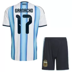 Conjunto Argentina Garnacho 17 Niño Primera Mundial 2026