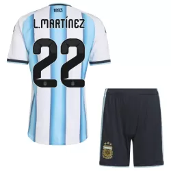 Conjunto Argentina Lautaro Martinez 22 Niño Primera Mundial 2026