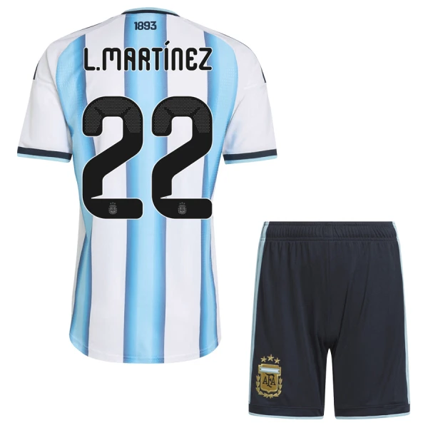 Conjunto Argentina Lautaro Martinez 22 Niño Primera Mundial 2026 Conjunto Argentina Lautaro Martinez 22 Niño Primera Mundial 2026