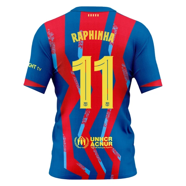 Camiseta FC Barcelona Raphinha 11 Cuarta Hombre 25/26 Camiseta FC Barcelona Raphinha 11 Cuarta Hombre 25/26