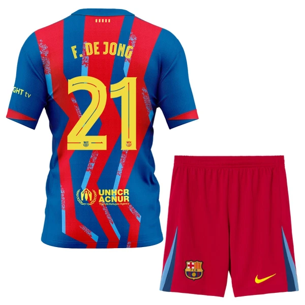 Conjunto FC Barcelona Frenkie de Jong 21 Cuarta Niño 25/26