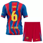 Conjunto FC Barcelona Gavi 6 Cuarta Niño 25/26