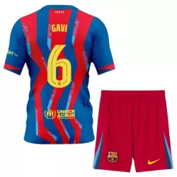 Conjunto FC Barcelona Gavi 6 Cuarta Niño 25/26